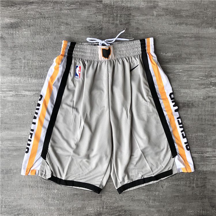 Men NBA Cleveland Cavaliers Grey Shorts 0416->arizona coyotes->NHL Jersey
